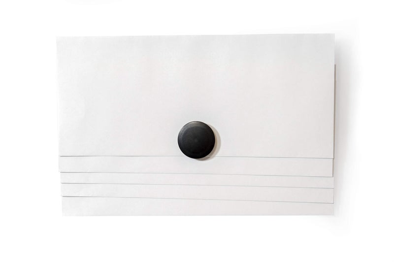 Audio-Visual Direct High Powered Magnets for Glass Dry-Erase Boards, Set of 5 Black - Image 3